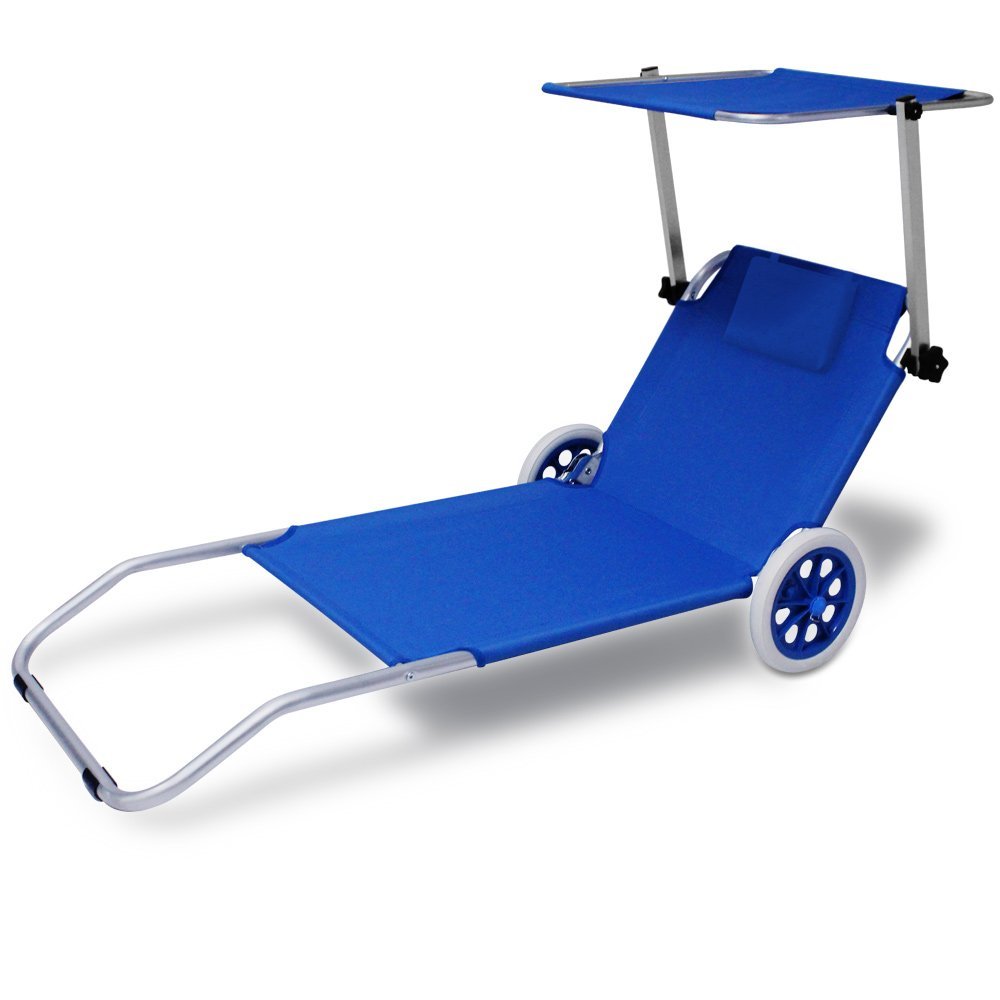 Strandliege mit Rollen BeachTrolley.de